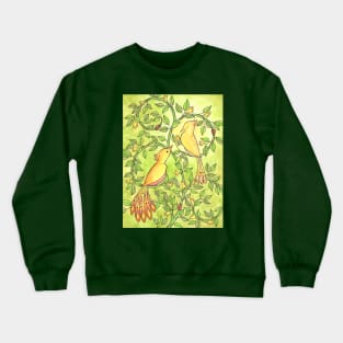 Budding birds romance Crewneck Sweatshirt